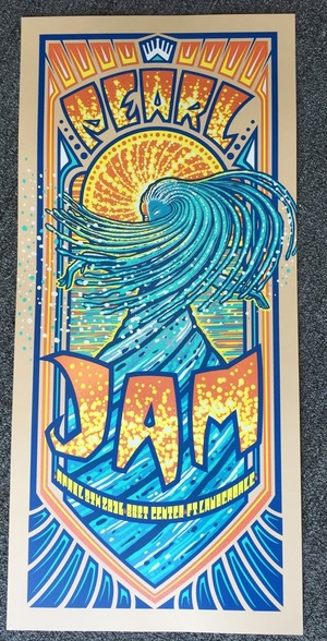 Concert poster from Pearl Jam - BB&T Center, Sunrise, FL, USA - Apr 8, 2016
