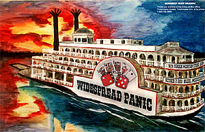 Concert poster from Widespread Panic - Mississippi Coast Coliseum, Biloxi, MS, USA - Oct 2, 2011