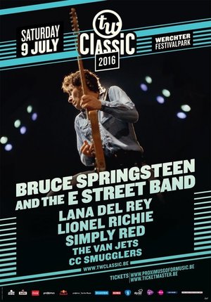 Concert poster from Bruce Springsteen - Festival Grounds, Werchter, Belgium - Jul 9, 2016