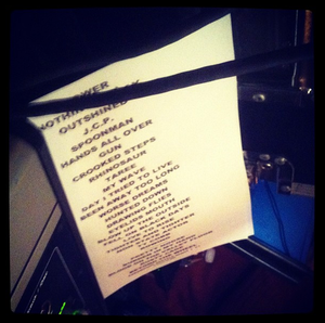 Setlist photo from Soundgarden - The Paramount Theatre, Seattle, WA, USA - Feb 7, 2013